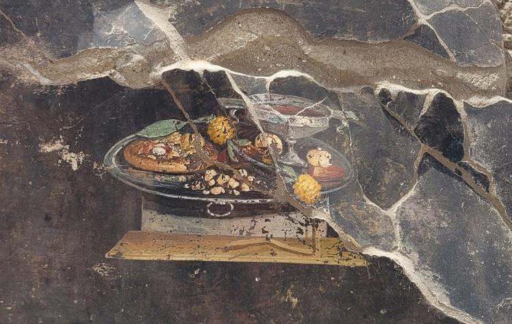 NATURE MORTE SUR FOND NOIR