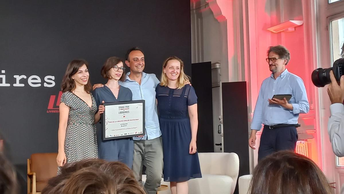 La librairie Kyralina a reçu le Prix de la Librairie Francophone Livres Hebdo 2023