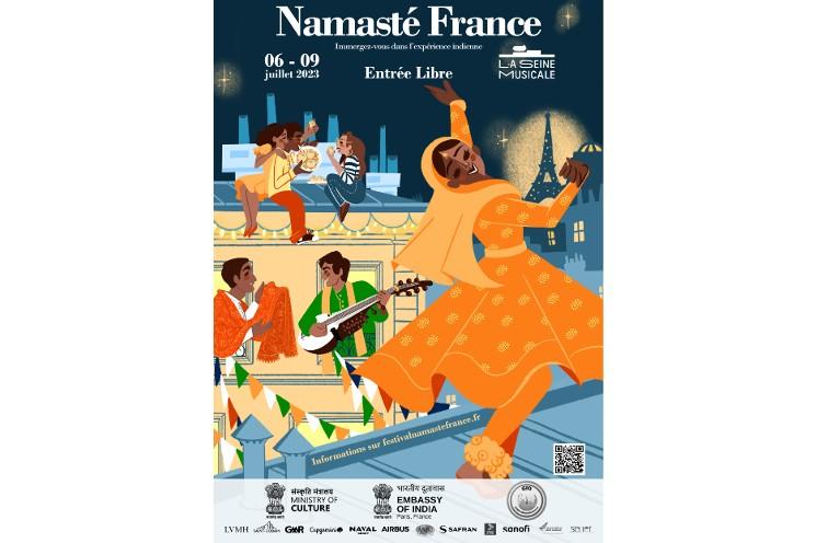 Affiche du festival Namaste France