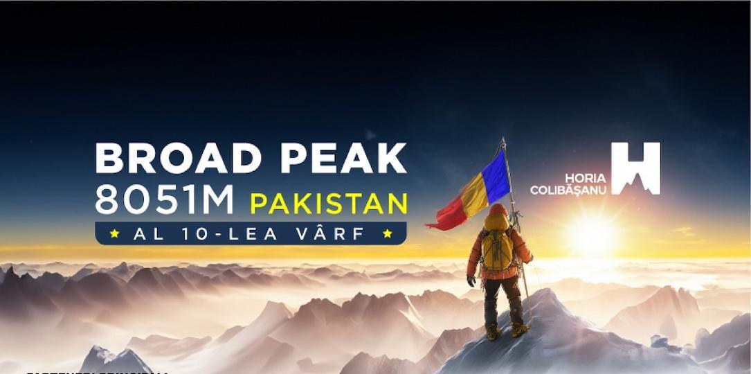 L'alpiniste roumain Horia Colibasanu tente le sommet du Broad Peak cet été