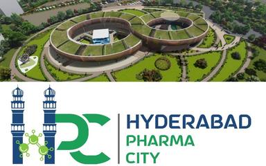 Logo de la zone industrielle pharmaceutique d'Hyderabad en Inde