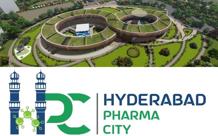 Logo de la zone industrielle pharmaceutique d'Hyderabad en Inde