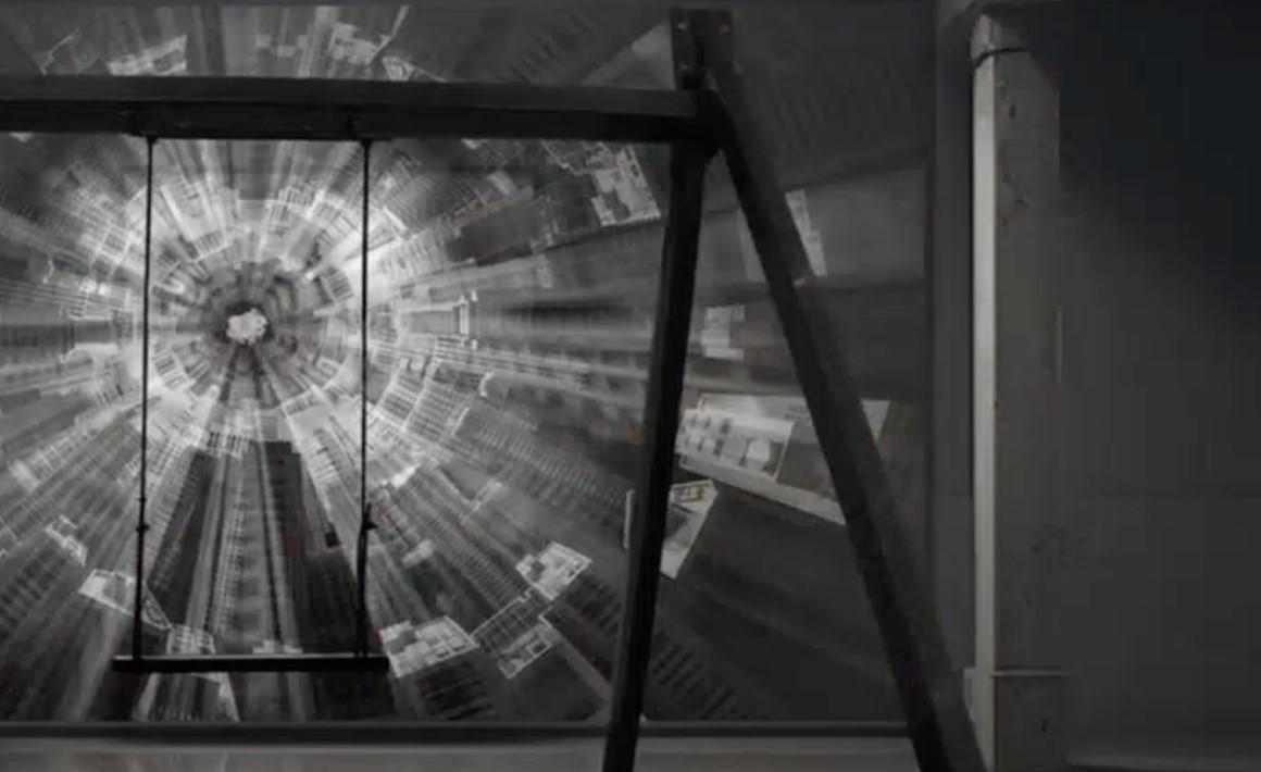 image en noir et blanc du métavers