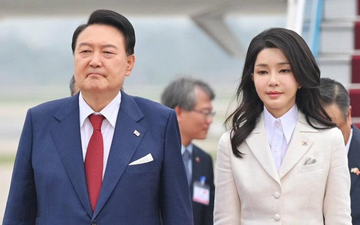 Le Président sud-coréen au Vietnam avec une délégation d'investisseurs