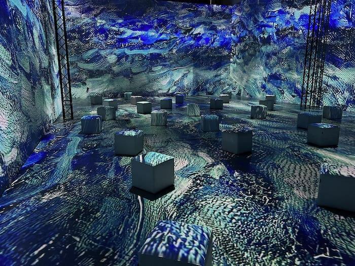 La salle immersive de l'exposition Sorolla, Una Nueva dimension à Valencia