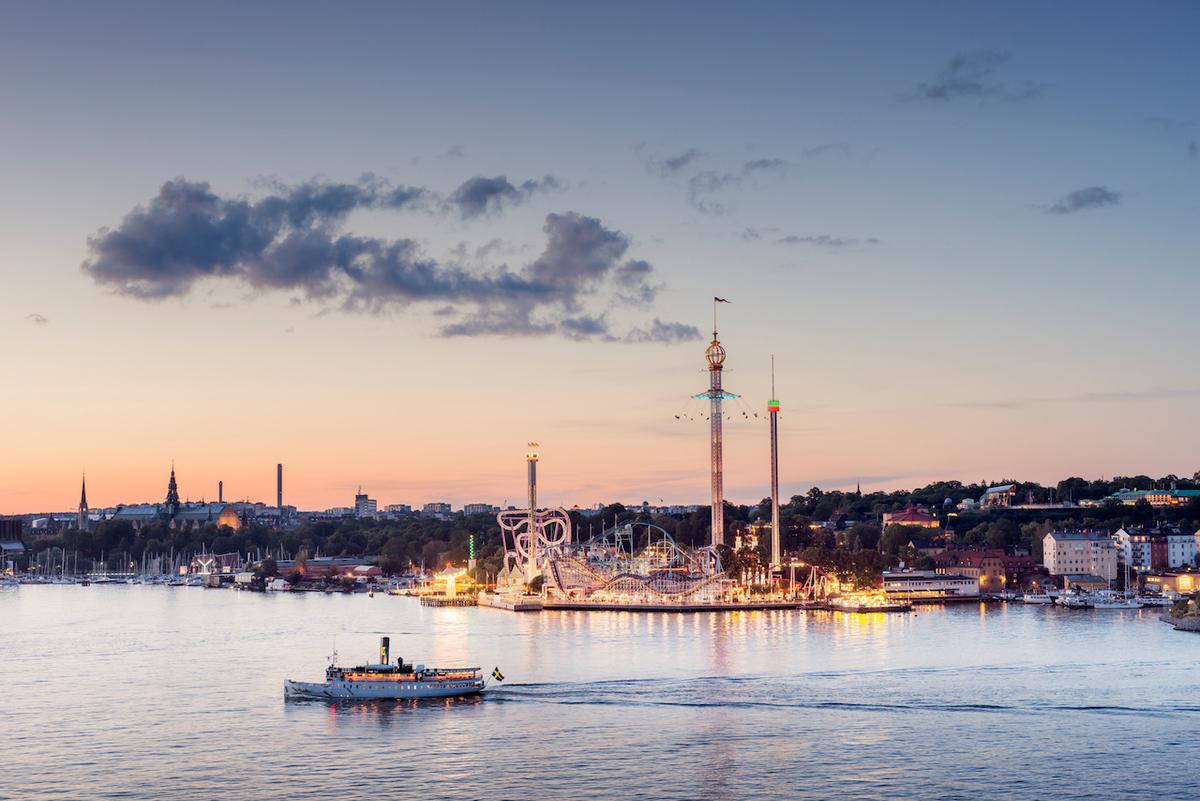 Gröna Lund parc d'attraction Stockholm