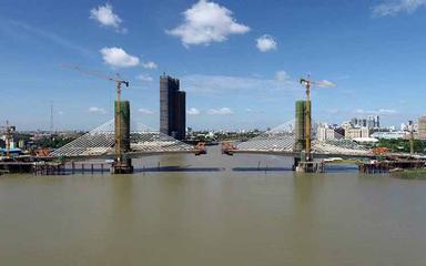 Le pont reliant Koh Pich à Koh Norea 5