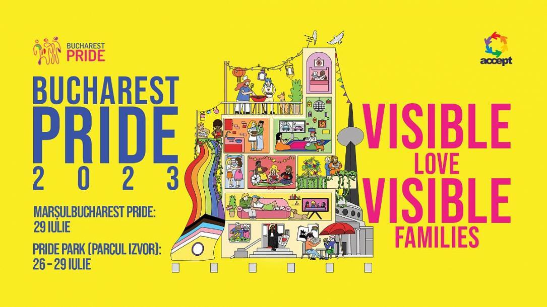 Bucarest Pride 2023 aura lieu du 21 au 29 juillet