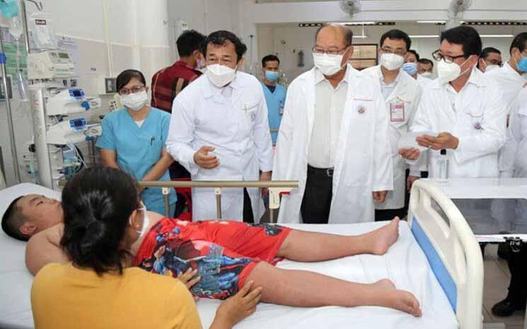 visite à un patient de la dengue