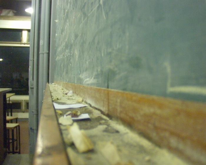 le tableau d'une classe à la rentrée