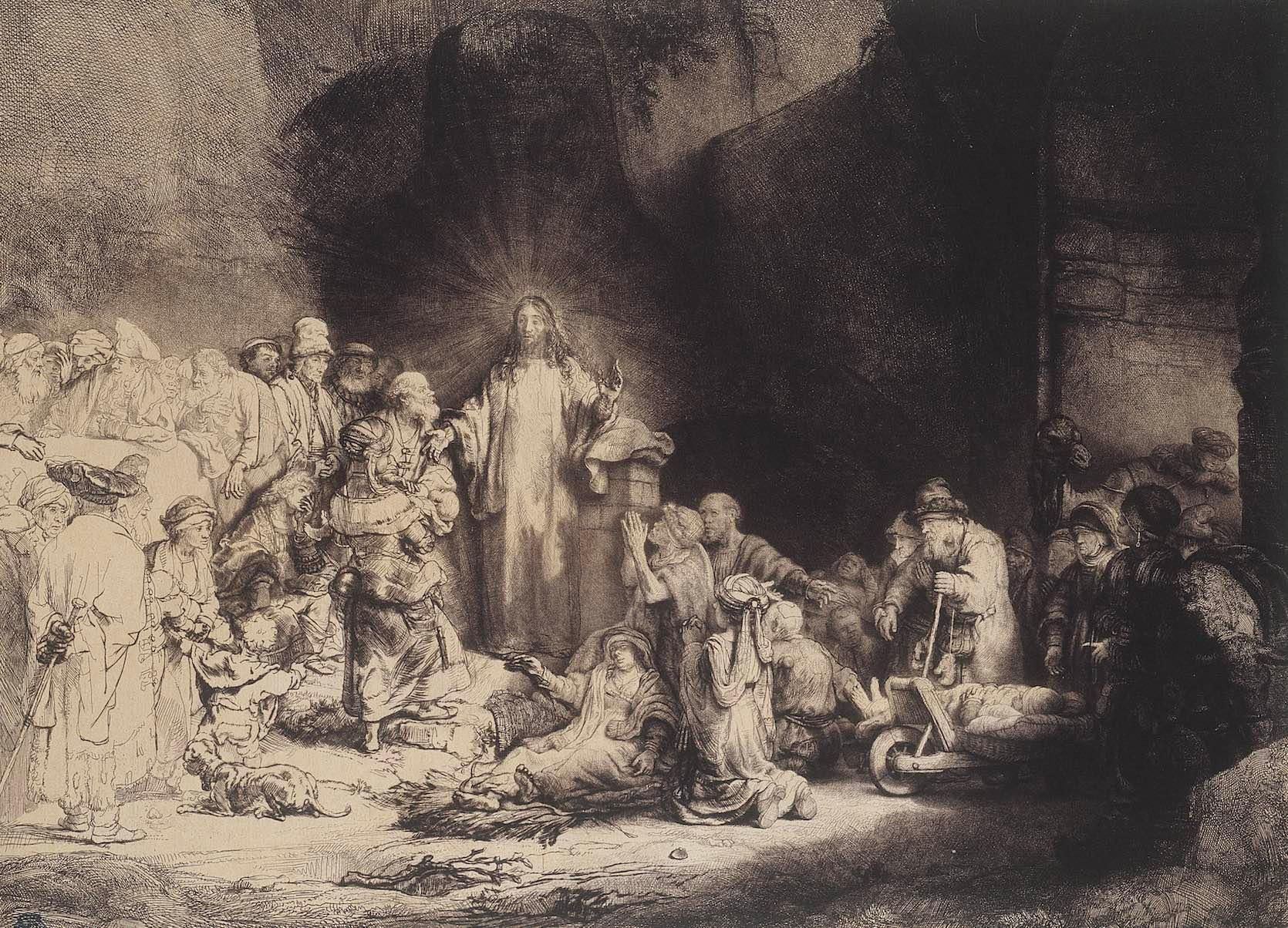 Pièce cents florins Rembrandt