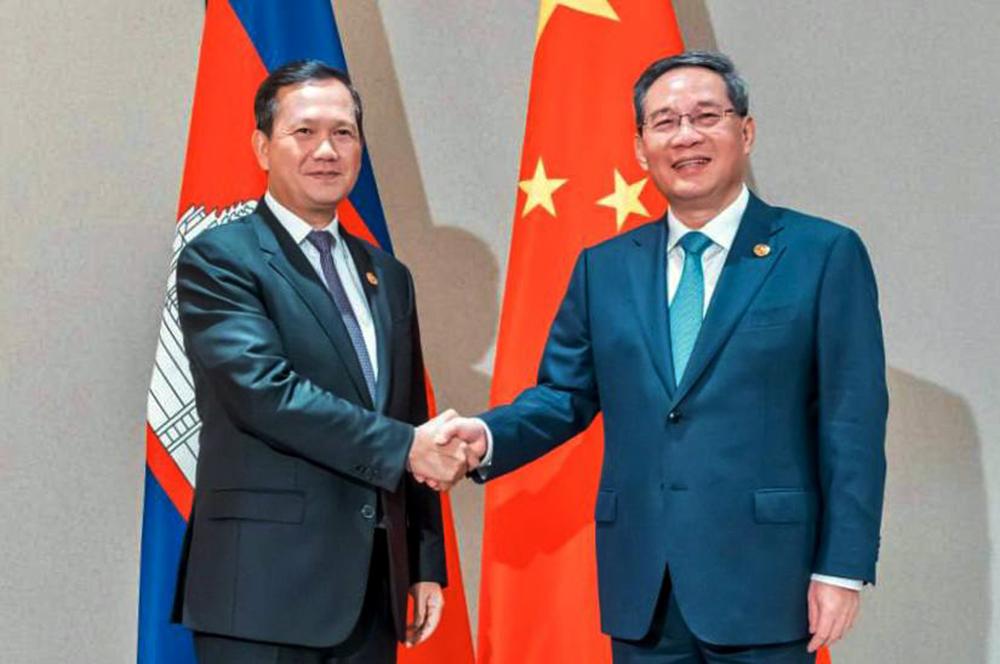 AKP Visite en Chine du premier ministre HUN MANET