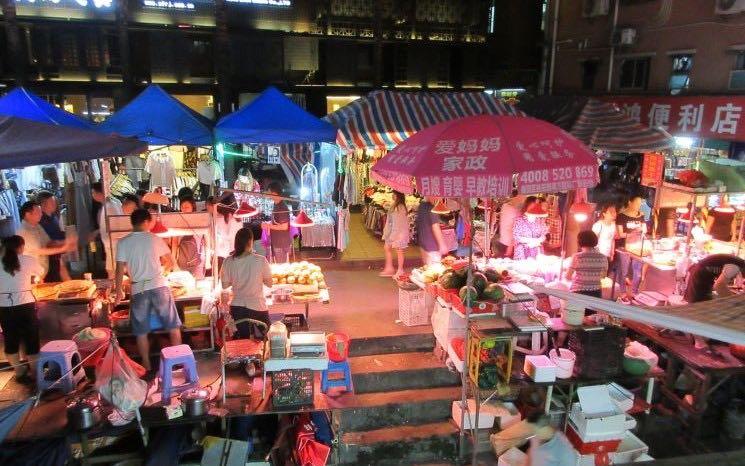 Daigou inversé Shenzhen Night food Market