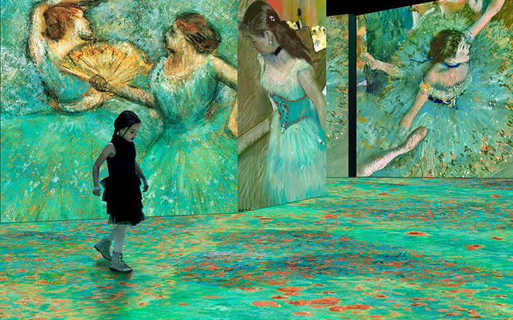 Expo immersive Monet & Friends IconSiam Bangkok