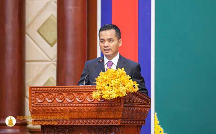 Le nouveau ministre de l'Intérieur Sar Sokha Photo Ministère de l'Intérieur