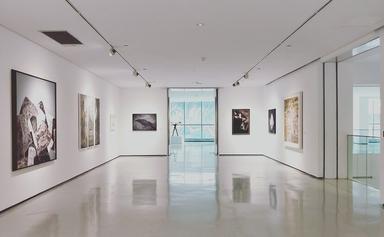 grande salle dans une galerie d'art avec des tableaux accrochés -dannie-jing-unsplash