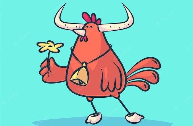 melange de taureau et coq