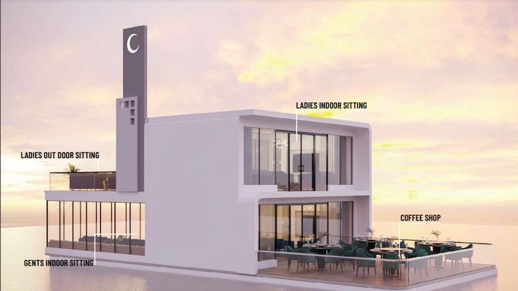 mosquée flotante dubai