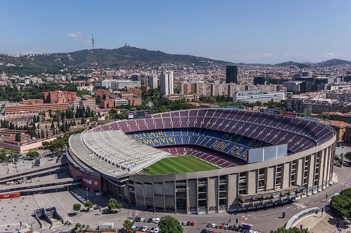 Camp Nou vue aerienne