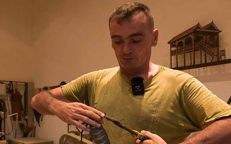 Grégory Gosselin ouvre les portes de son atelier à Phnom Penh