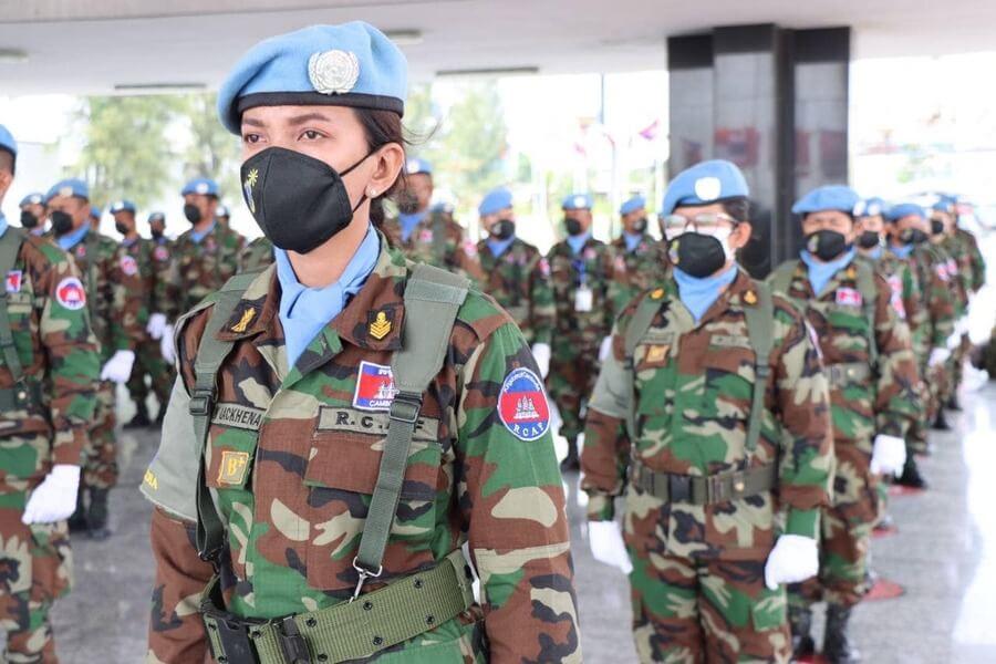 casques bleus cambodge centrafrique
