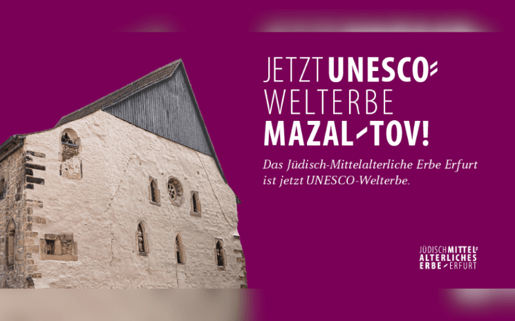 erfurt patrimoine medieval juif unesco 2023