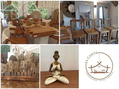 des objets à vendre de la boutique la casita à betera près de Valencia