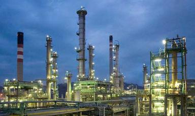 raffinerie de petrole Repsol à la coruña en Espagne