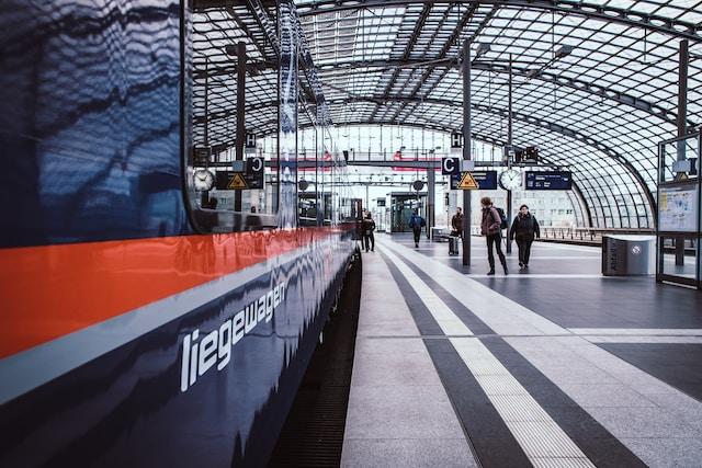 train de nuit en gare de berlin