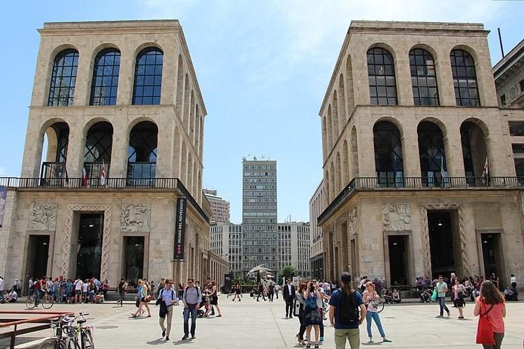 Bâtiments des Musées de l'Arengario à Milan