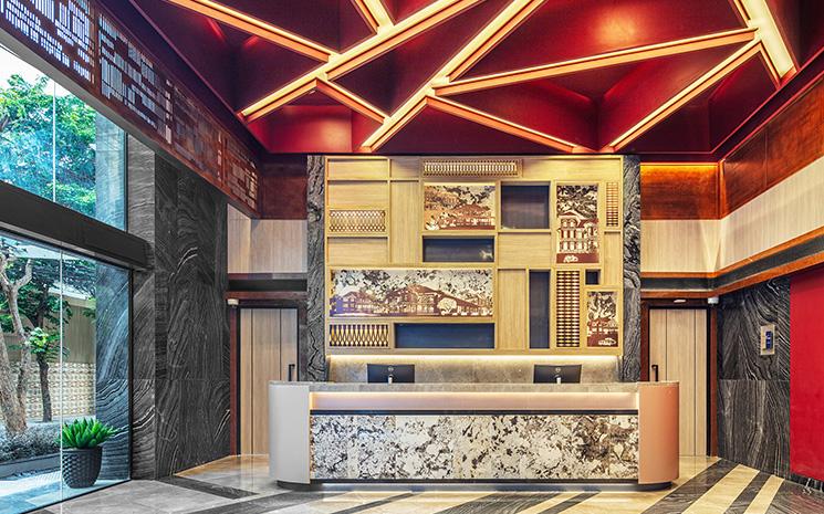 Vue du lobby de l'hotel Best Western Sathorn a Bangkok