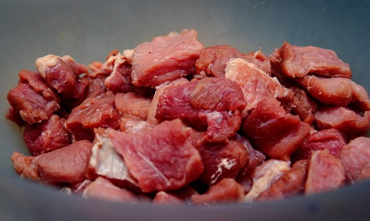 morceaux de viande rouge