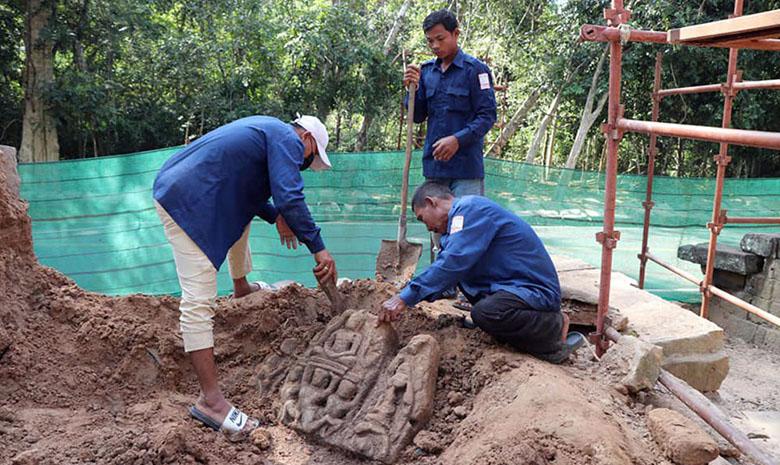 D’anciennes statues mises au jour au temple de Ta Prohm 3