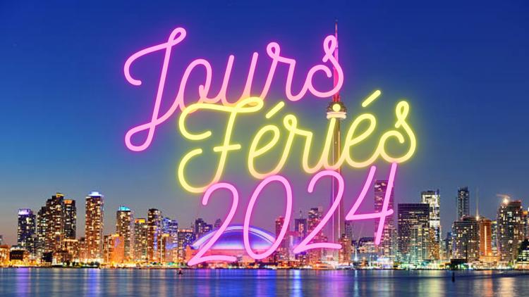 Les jours fériés au Canada en 2024