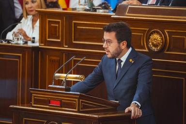 Pere Aragones, president de la generalitat de catalunya