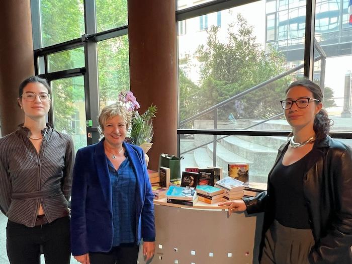 marie christine lang, marraine du livre solidaire