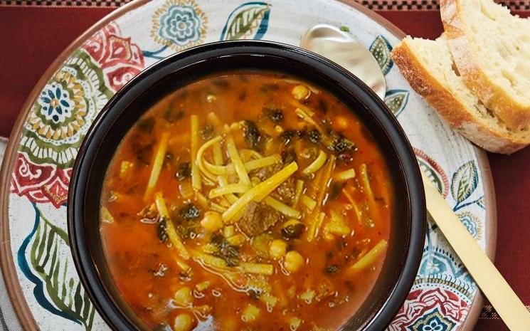 rechta tunisienne soupe aux nouilles