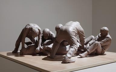 sculpture d'hommes en argile foto_Gautier Deblonde (12)