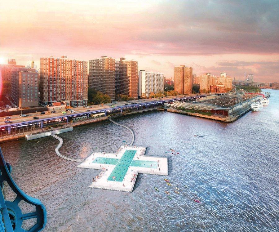+POOL piscine flottante et filtrante bientôt à New York