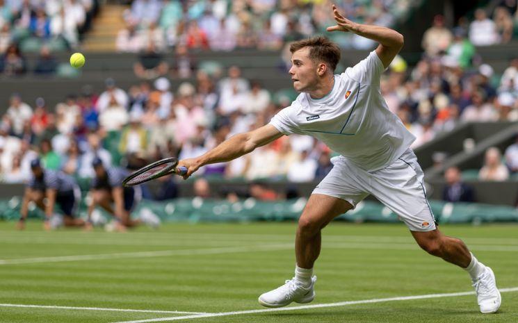 Arthur Fery capture d'écran twitter @wimbledon