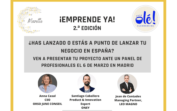 Affiche défi entreprendre mazette