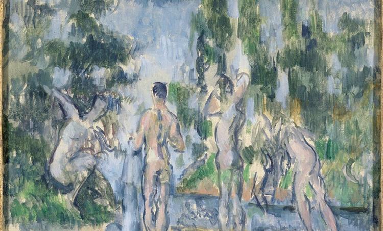 Paul Cézanne - Baigneurs - Copie