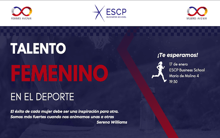 affiche mujeres avenir sport