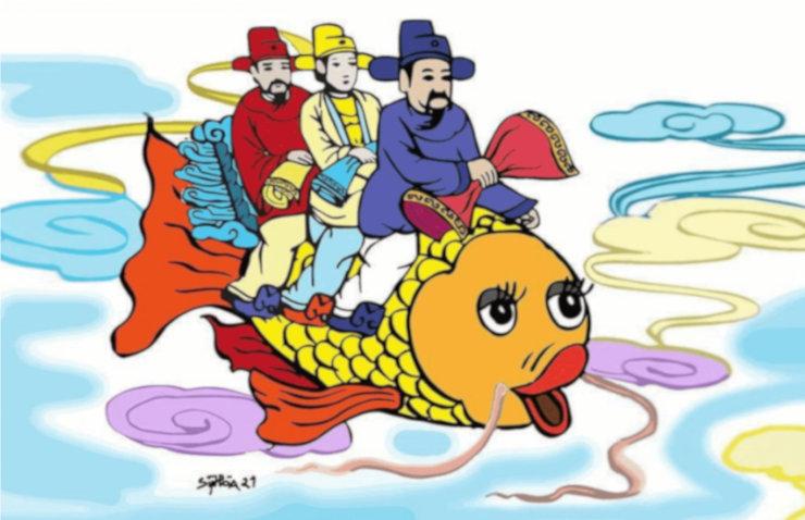 La fête des génies du Foyer, prélude à la nouvelle année vietnamienne