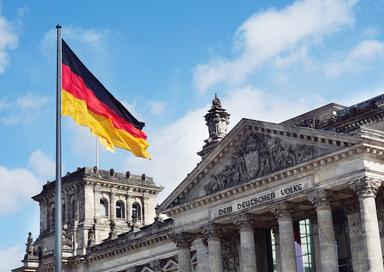 drapeau allemand Bundestag