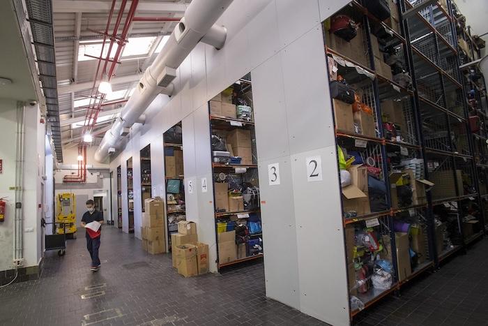 Bureau des objets perdus à Madrid