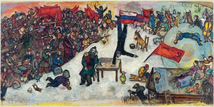 Estudio para Révolution:© Marc Chagall