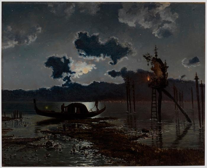 La laguna de Venecia. Antonio Muñoz Degrain (1886). Museo Nacional del Prado