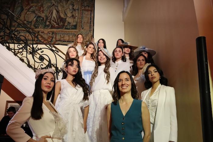 Valerie Moreau et ses mannequins