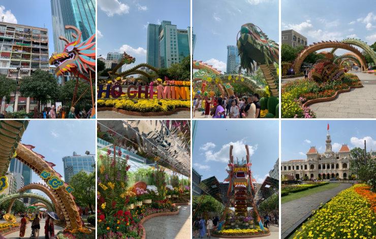 L’avenue Nguyen Hue transformée à l’occasion du Têt